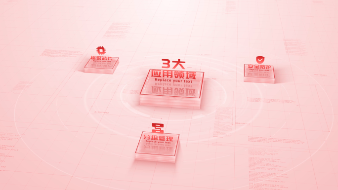 【3】红色立体项目分类包装