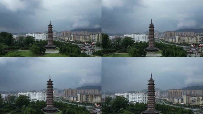 极端天气  暴雨前乌云