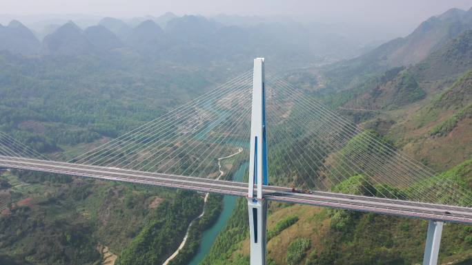 贵州平塘特大桥-天空之桥-服务区航拍4K