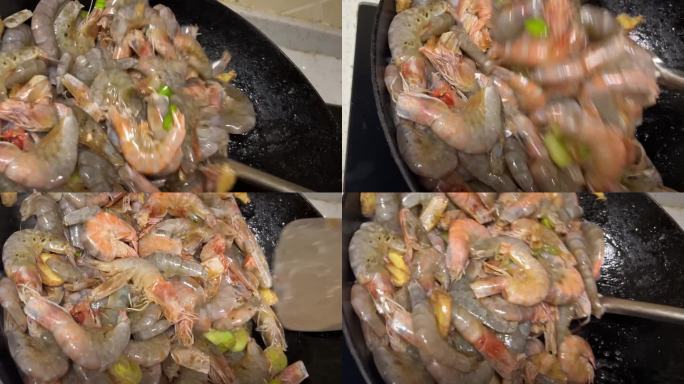 油爆虾油焖大虾红烧海虾 (3)