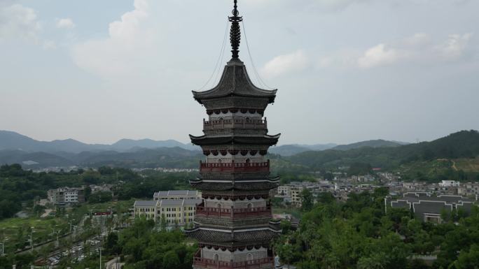 江西安远县  地标建筑无为塔