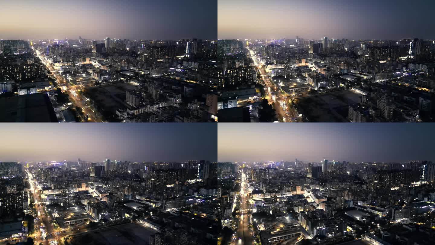 深圳五和的夜景