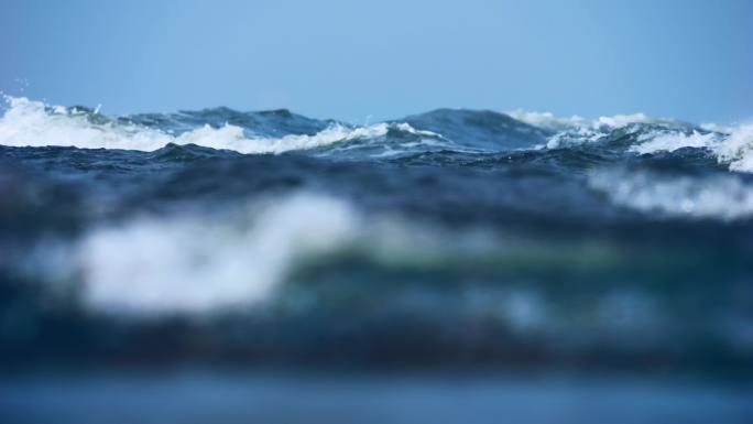 波澜壮阔的海面大海海洋