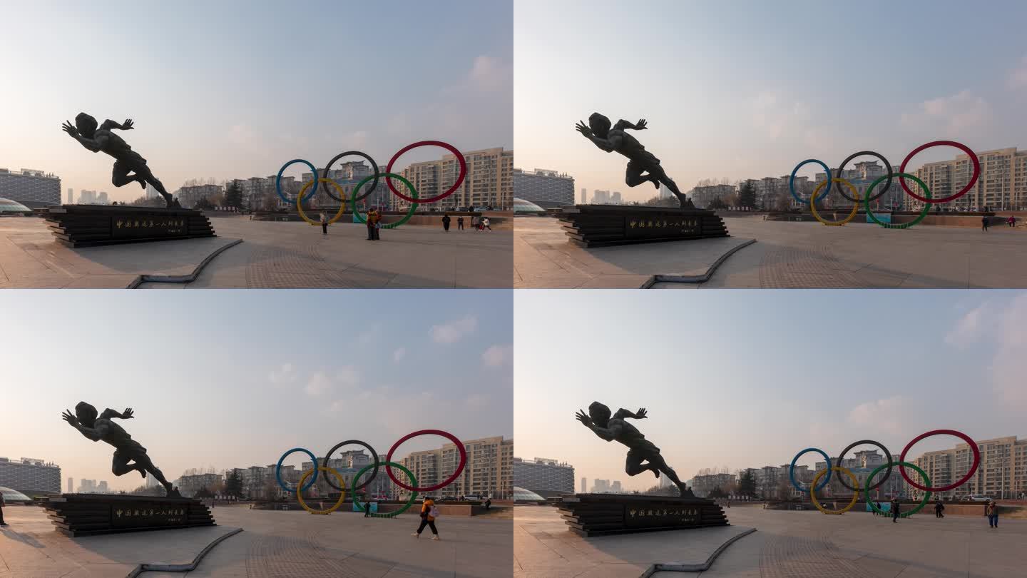 大连奥林匹克广场雕像