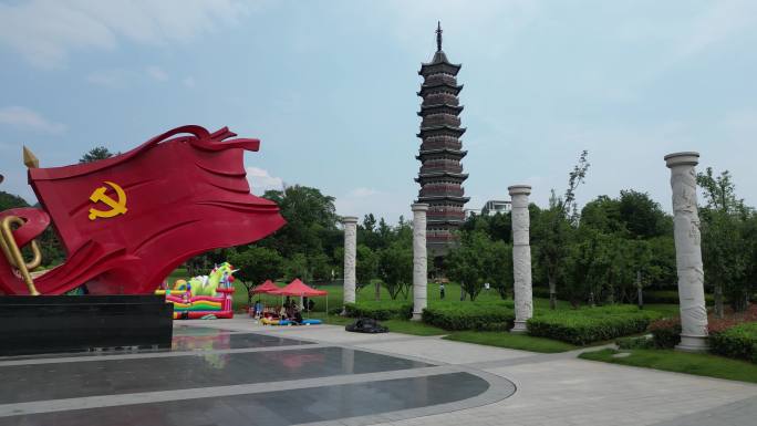 江西安远县  地标建筑无为塔