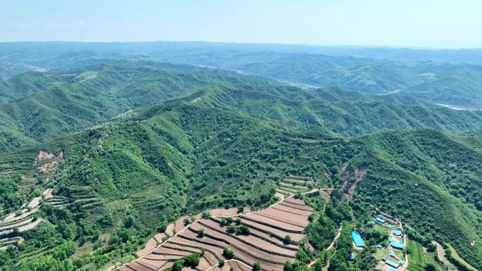 山川 秦岭 梯田 西北