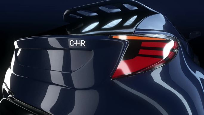 丰田CHR汽车模型动画