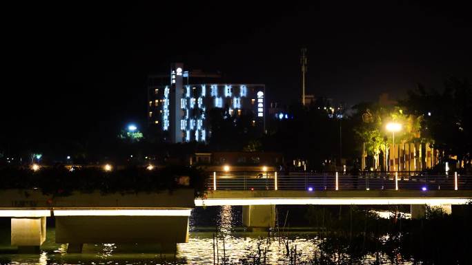 城市市中心夜景