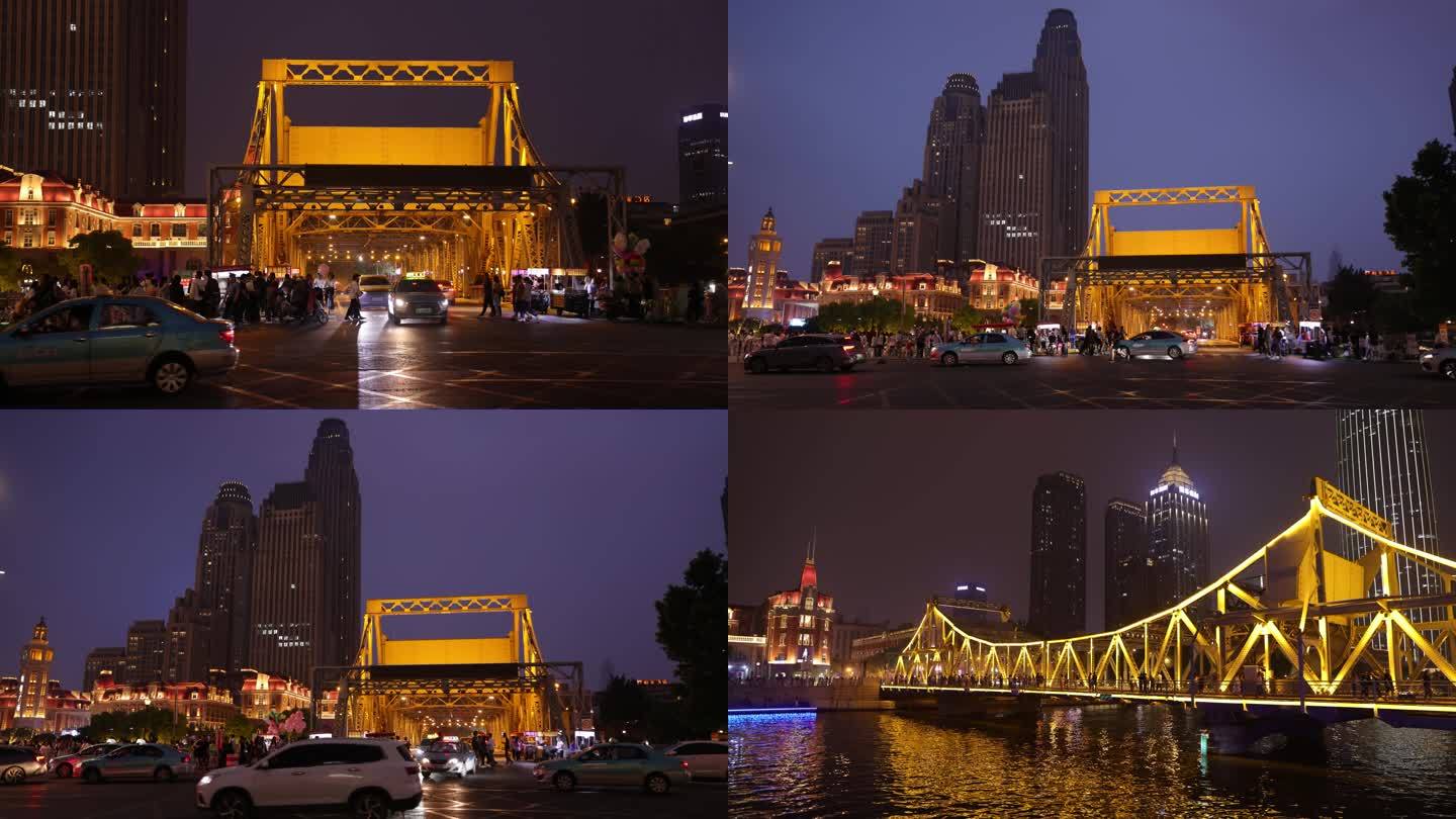 天津解放桥延时摄影