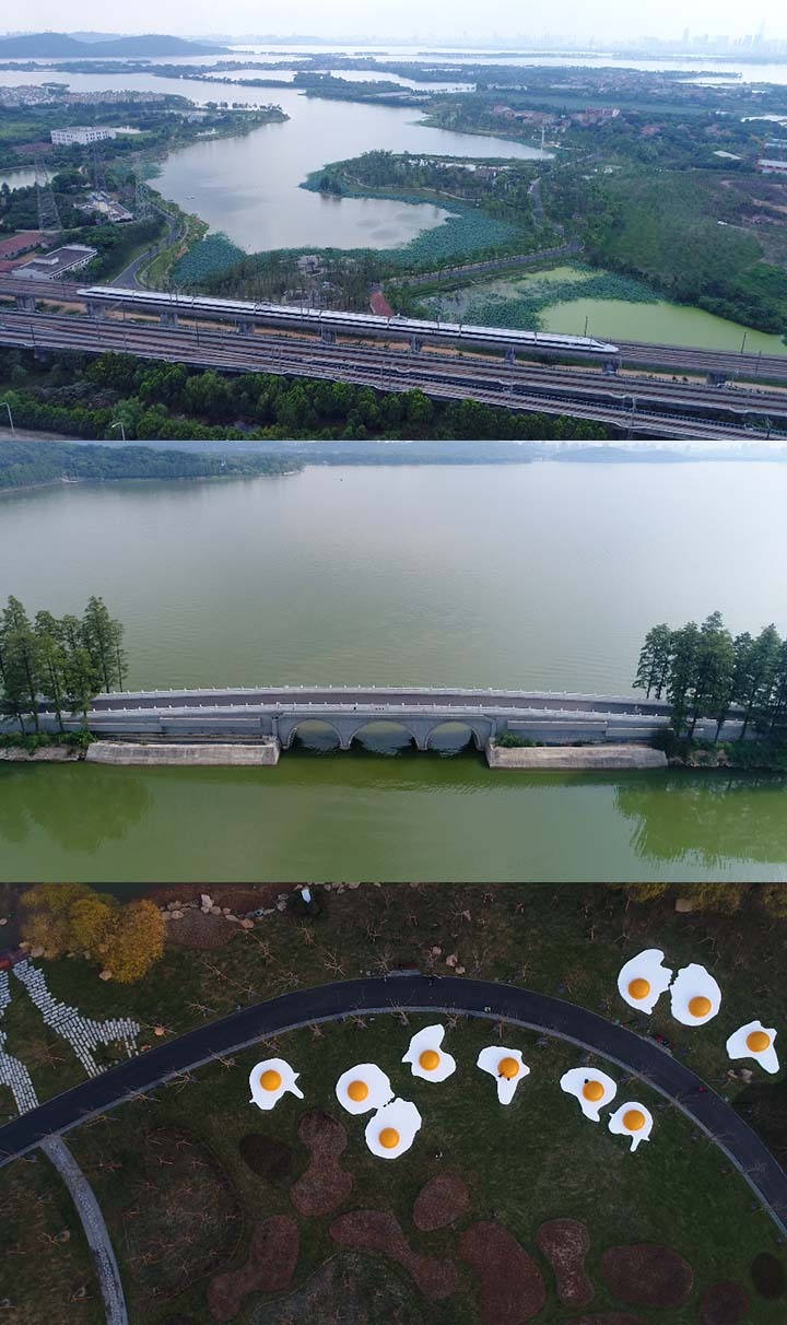 【原创4K】武汉地标东湖绿道航拍