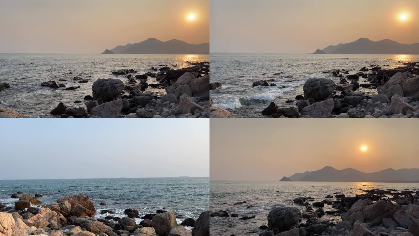 深圳上下冲大海夕阳