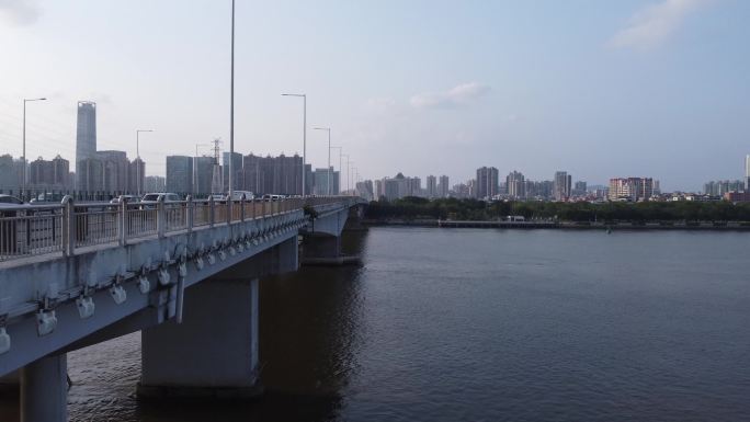 2K广州磨碟沙琶洲桥底升航拍