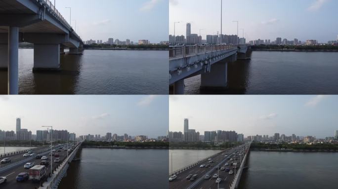 2K广州磨碟沙琶洲桥底升航拍