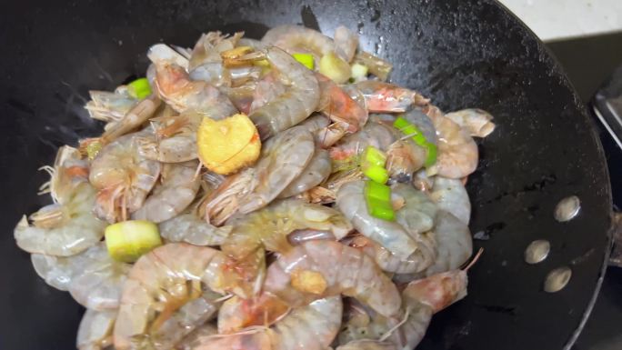 油爆虾油焖大虾红烧海虾 (2)