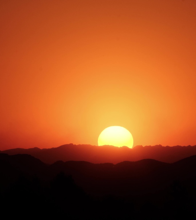 落日，夕阳，黄昏