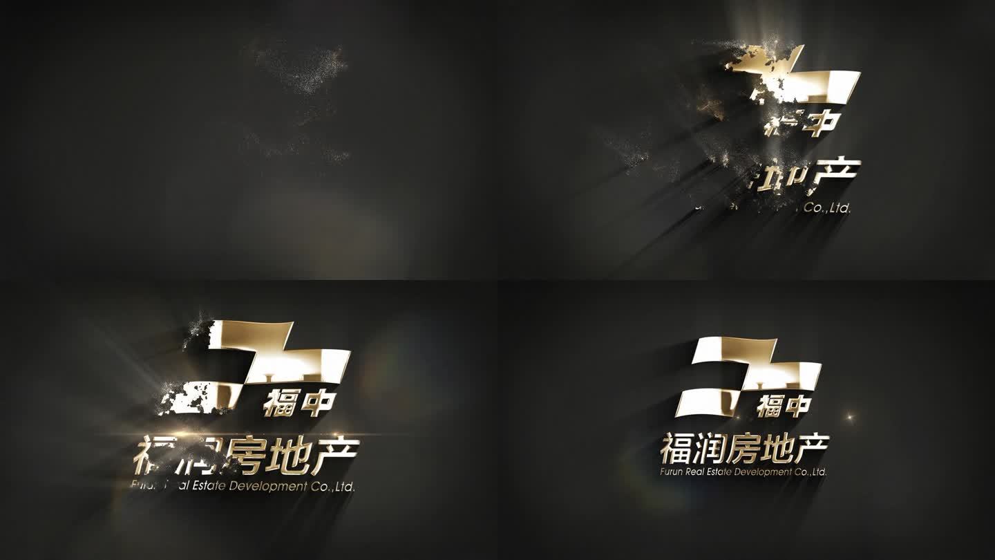 震撼logo演绎 黑金logo