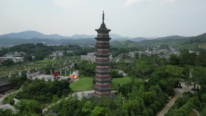 江西安远县  地标建筑无为塔