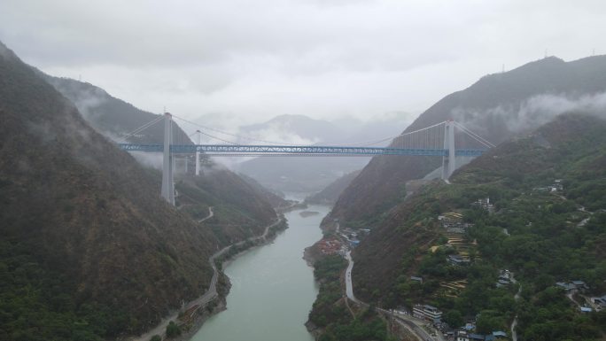 云南香格里拉金沙江大桥