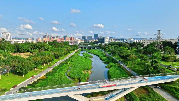 深圳光明地标市政中心科技园红桥公园