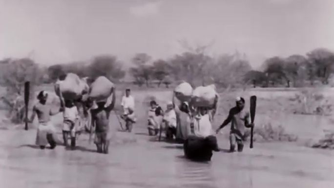50年代印度亚穆纳河洪水水灾