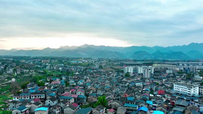 秀山老城航拍素材