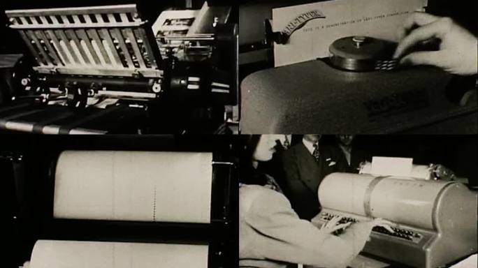 40年代IBM打印机全自动打字机