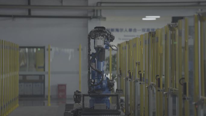 工业4.0工厂产线机器人手臂自动上下料