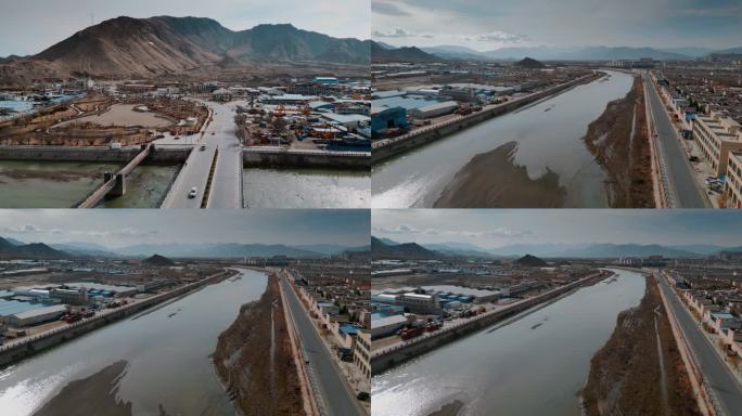 西藏旅游风光日喀则市年楚河桥