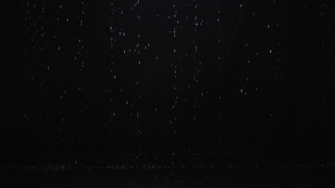 下雨雨滴实拍4K