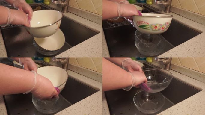 做家务刷碗洗碗 (2)