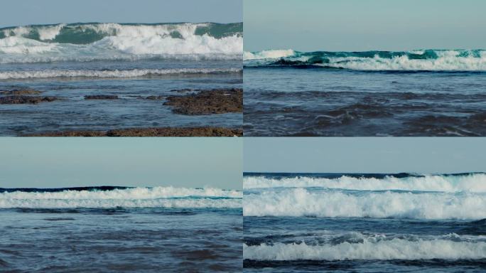 滔天巨浪，海水涨潮，海浪袭来