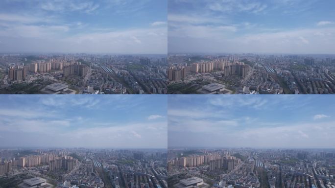航拍南充城市建筑群丨5K丨原创实拍