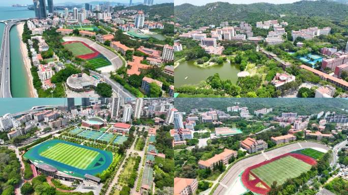 4K60厦门大学思明校区2023年航拍