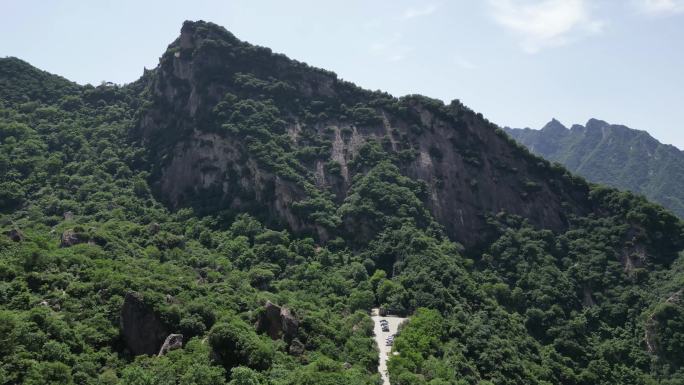 秦岭翠华山景区终南山4K风光航拍2