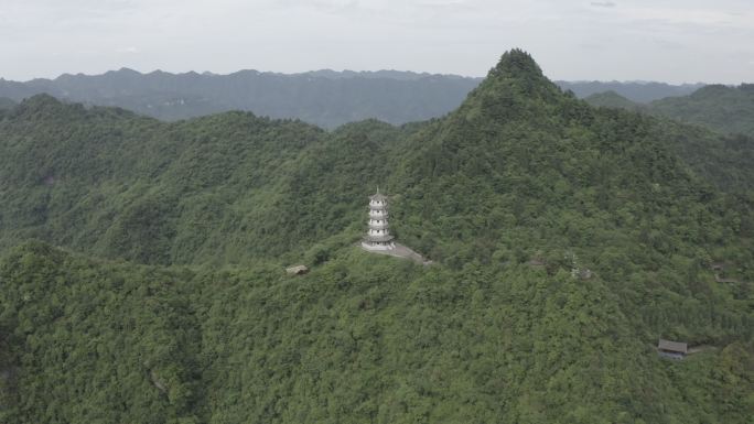 贵州遵义娄山关航拍4K