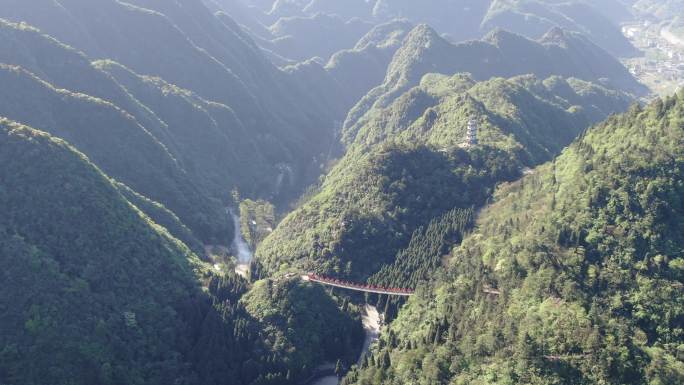 贵州遵义娄山关航拍4K