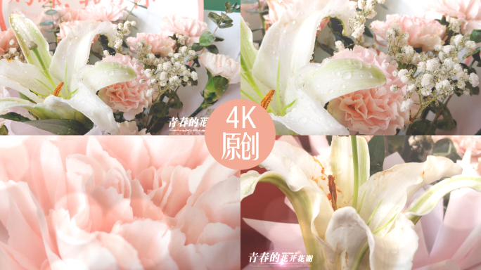 4K鲜花送花(可商用)