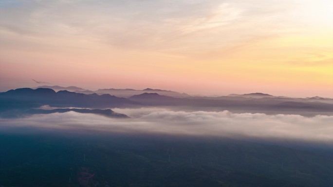 鼓岭.柱里景区日出云海延时