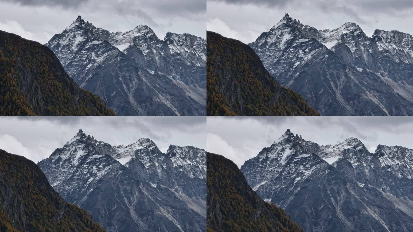 川西雪山航拍