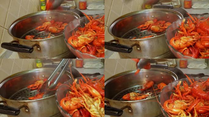 吃小龙虾剥虾夏季美食（3）