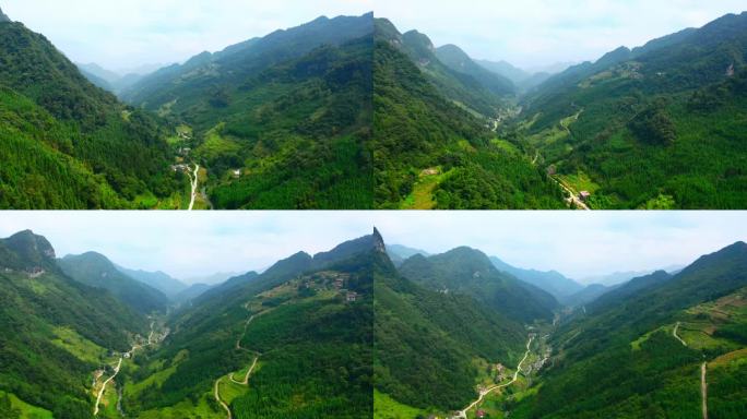 云南省昭通市威信县未开发原始自然生态大山