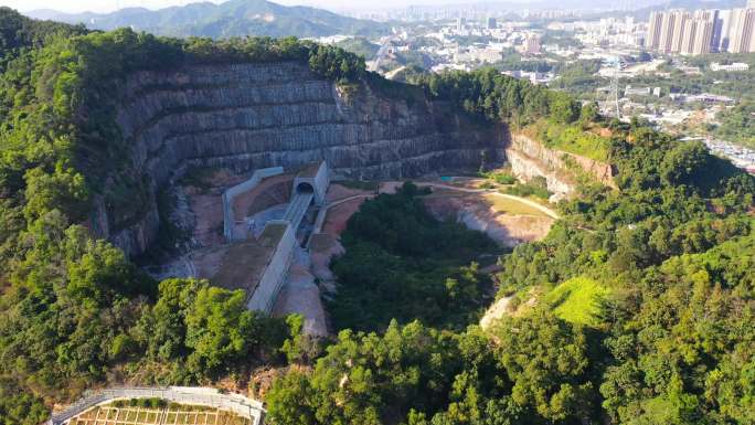 006中国高铁赣深线深圳北羊台山隧道