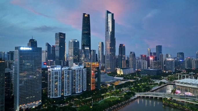广州城市航拍空镜合集2023