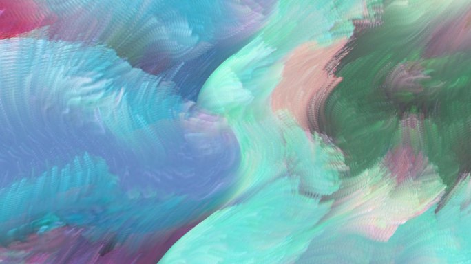 抽象背景艺术海浪涌动创意视觉投影0842
