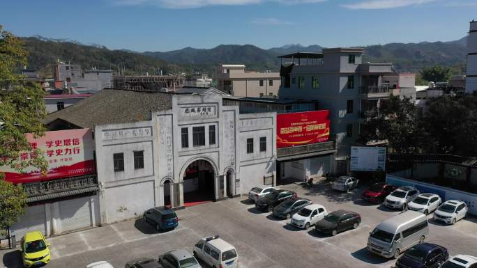 031龙川县佗城镇学宫古建筑古楼佗城影院