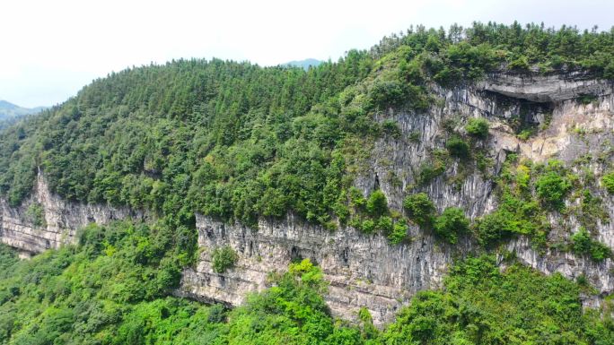 云南省昭通市威信县未开发原始自然生态大山