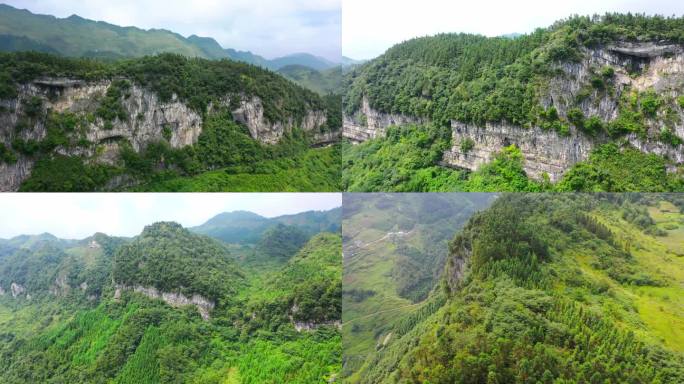 云南省昭通市威信县未开发原始自然生态大山