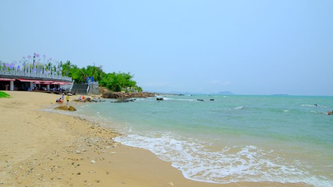 椰树沙滩 海边 海滩