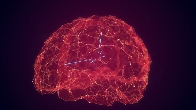 AI人工智能科技粒子大脑发散思维