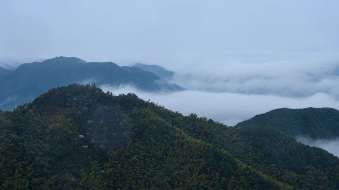 高山和云海延时摄影